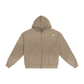 Hand-Frayed Sunfade Zip Hoodie 